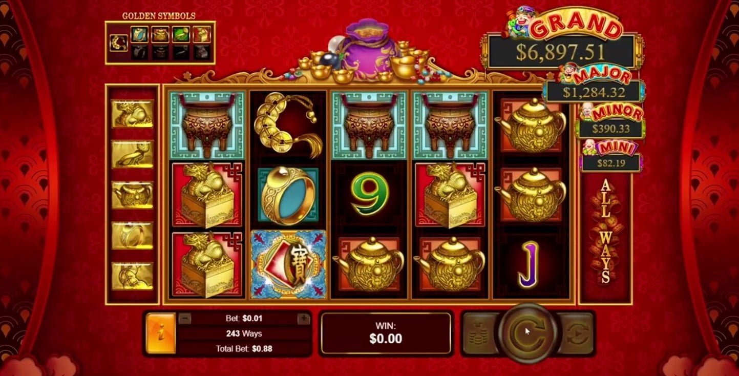 Plentiful Treasure Slot Machine 3