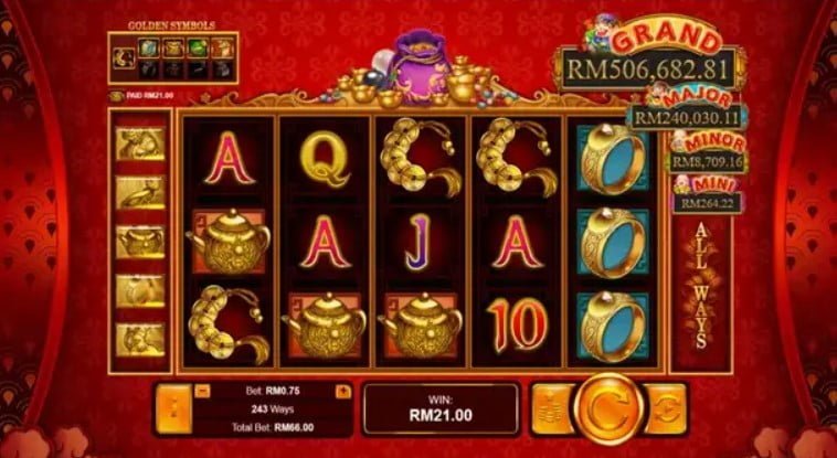 Plentiful Treasure Slot Machine 4