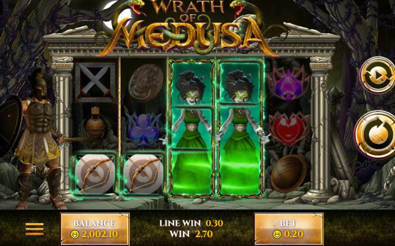 Wrath of Medusa slot machine review 4