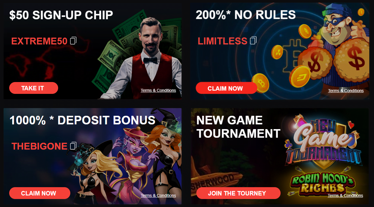 Online Extreme Casino Review 2023 for USA Players: Login and Bonus Codes 3