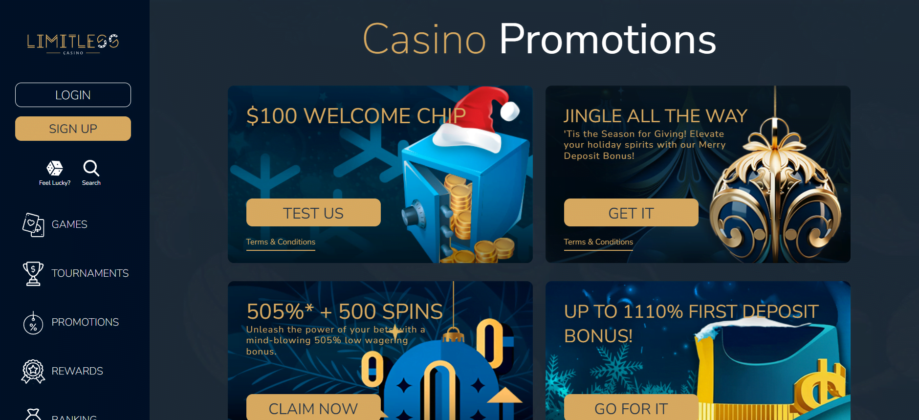 Online Limitless Casino Review 2023: Login, No Deposit Bonus Codes and Free Spins 9